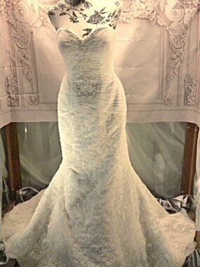 Oleg Cassini ivory Wedding gown